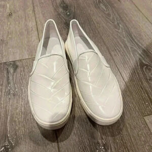 Vince woven look slip on shoe
